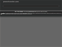 Tablet Screenshot of powertraveler.com